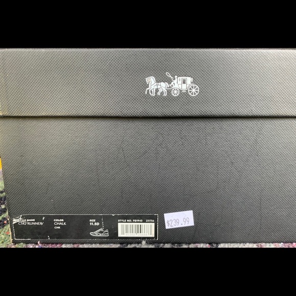 COACH Running Sneaker - C142 Runner / Chalk - Picture 5 of 5